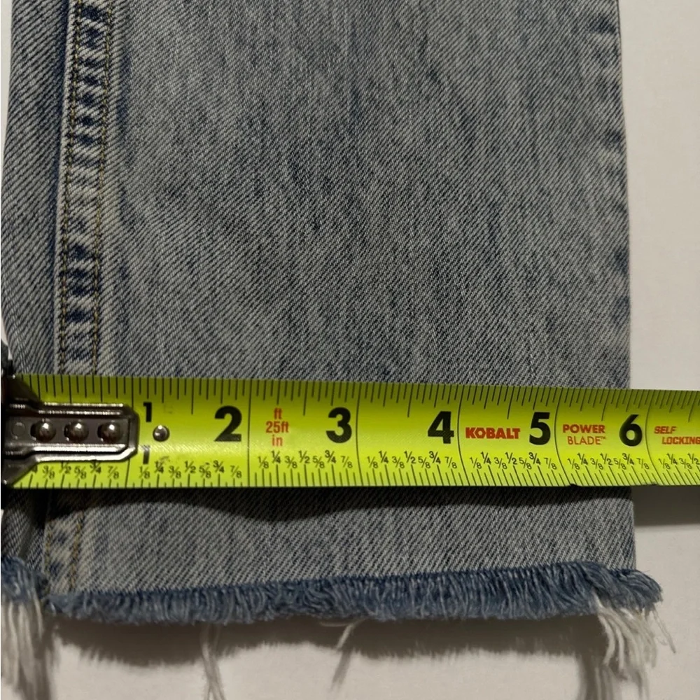 Rag & Bone Jeans Madison High Rise Sz 26 Distress W/ Hole